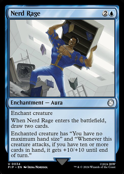 Nerd Rage - Fallout Magic card