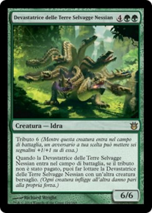 Dévastateur des terres nessiannes (Nessian Wilds Ravager) - Born of the Gods (#129) - Illustrated by Richard Wright - Magic: The Gathering Card