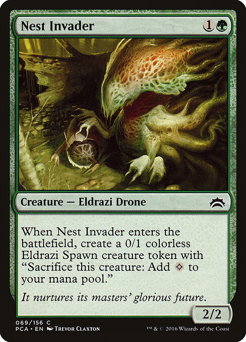 Nest Invader - Planechase Anthology (#69) - Illustrated by Trevor Claxton - Magic: The Gathering Card