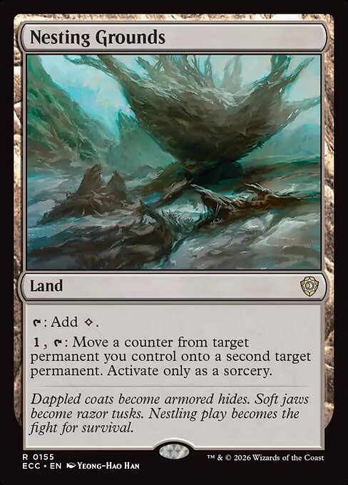 Nesting Grounds - Lorwyn Eclipsed Commander (#155) - Illustrated by Yeong-Hao Han - Magic: The Gathering Card