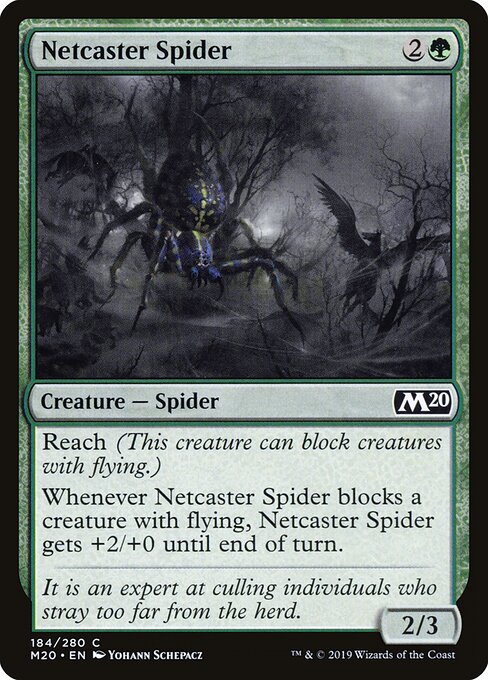 Netcaster Spider - Core Set 2020 Magic card
