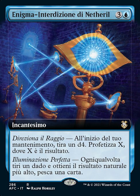 Puzle defensor netherés (Netherese Puzzle-Ward) - Forgotten Realms Commander (#17) - Illustrated by Ralph Horsley - Magic: The Gathering Card