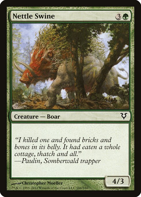 Nettle Swine - Avacyn Restored Magic card