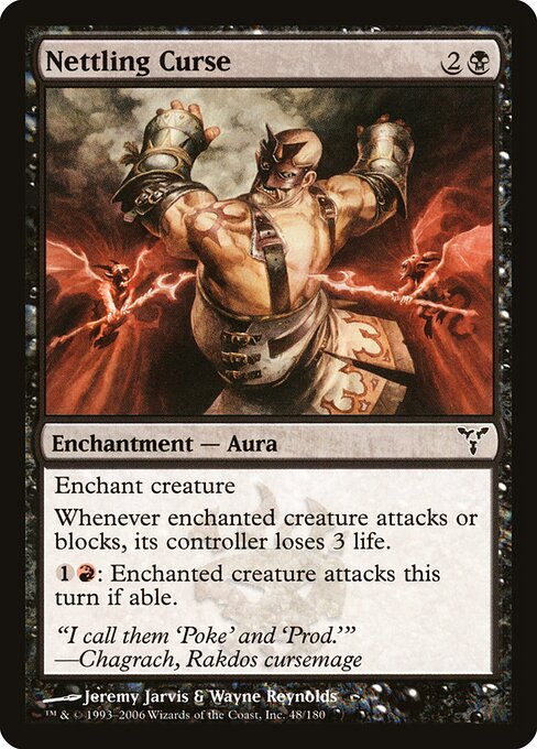 Nettling Curse - Dissension Magic card