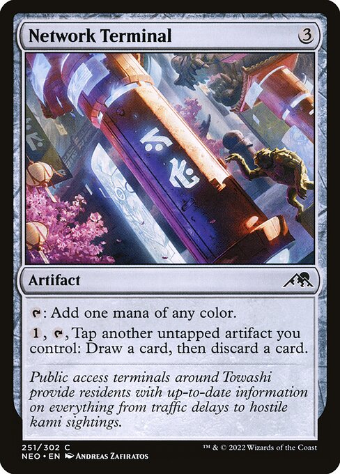 Network Terminal - Kamigawa: Neon Dynasty Magic card