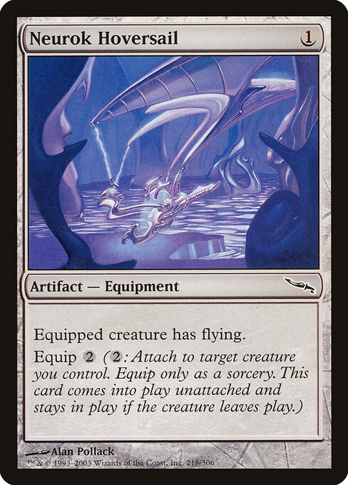 Neurok Hoversail - Mirrodin Magic card