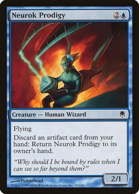 Neurok Prodigy - Darksteel Magic card
