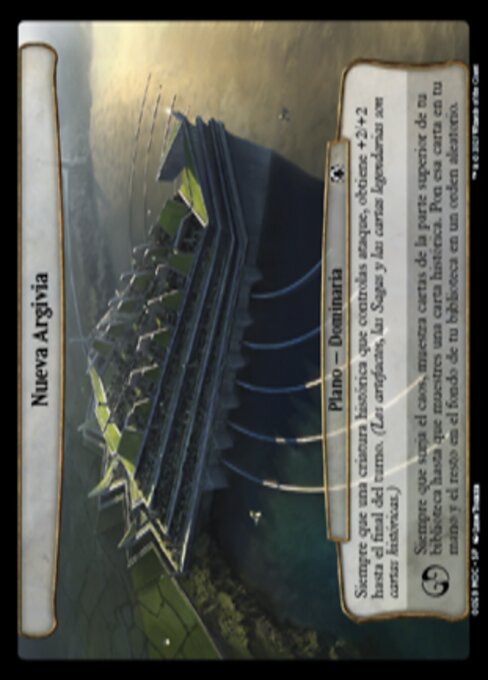 Neu-Argivia (New Argive) - March of the Machine Commander (#59) - Illustrated by Leon Tukker - Magic: The Gathering Card