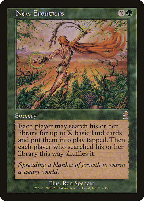 New Frontiers - Odyssey (#257) - Illustrated by Ron Spencer - Magic: The Gathering Card