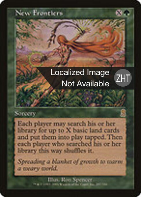 New Frontiers - The List (#ODY-257) - Illustrated by Ron Spencer - Magic: The Gathering Card
