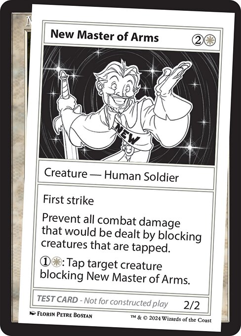 New Master of Arms - Mystery Booster 2 (#520) - Illustrated by Florin Petre Bostan - Magic: The Gathering Card
