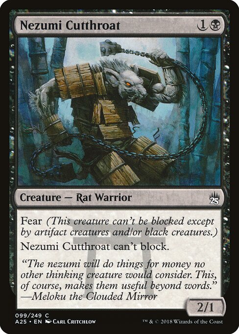 Nezumi Cutthroat - Masters 25 Magic card