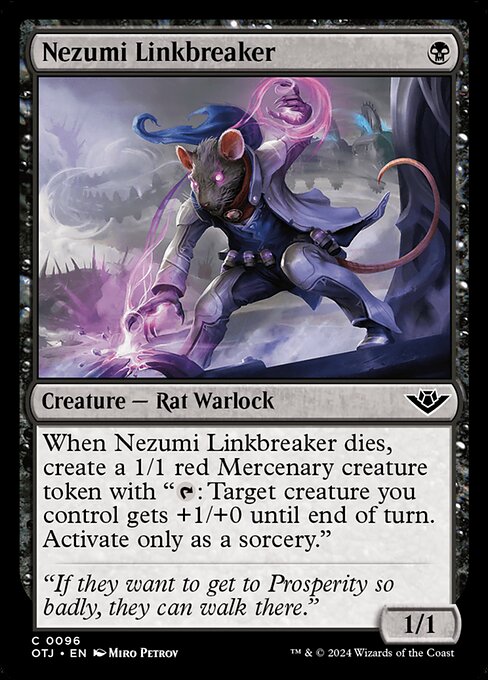 Nezumi Linkbreaker - Outlaws of Thunder Junction Magic card