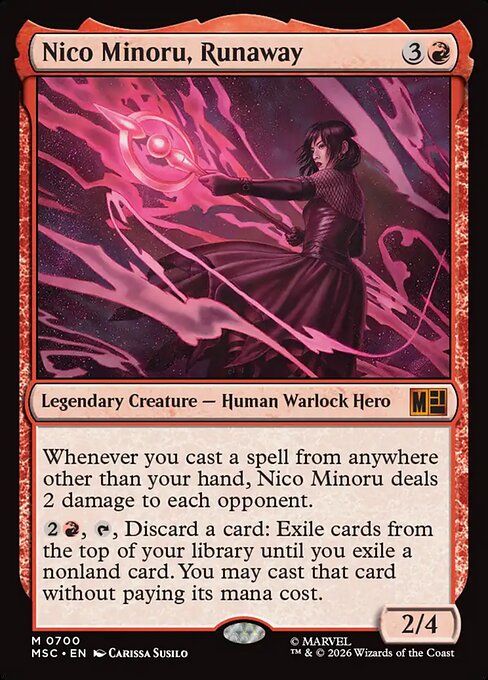 Nico Minoru, Runaway - Marvel Super Heroes Commander Magic card