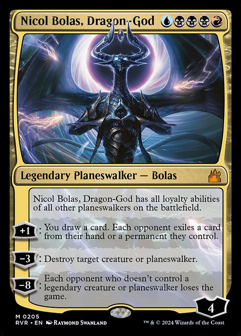 Nicol Bolas, Dragon-God - Ravnica Remastered Magic card