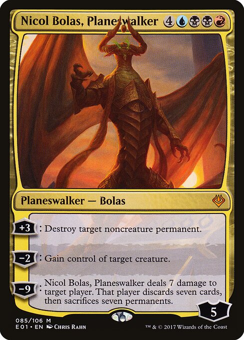 Nicol Bolas, Planeswalker - Archenemy: Nicol Bolas (#85) - Illustrated by Chris Rahn - Magic: The Gathering Card