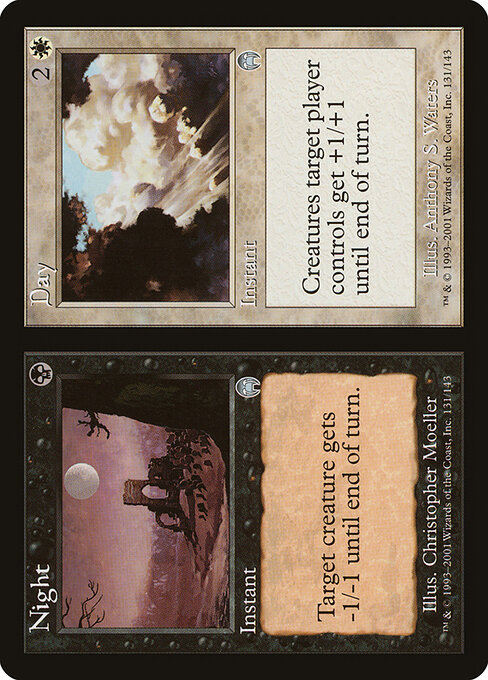 Night // Day - Apocalypse (#131) - Illustrated by Christopher Moeller & Anthony S. Waters - Magic: The Gathering Card