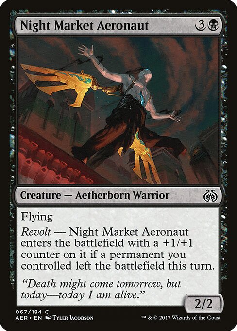 Night Market Aeronaut - Aether Revolt Magic card