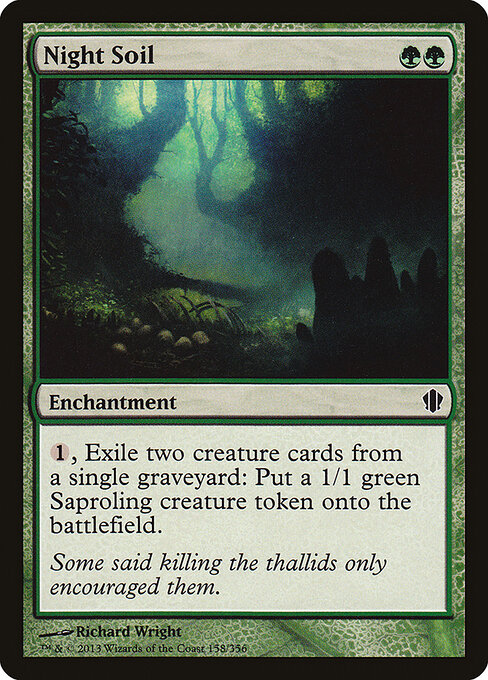 Night Soil - Commander 2013 Magic card