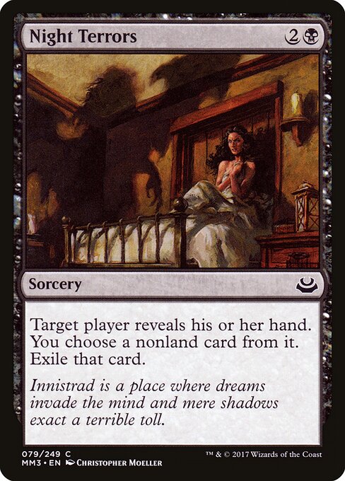 Night Terrors - Modern Masters 2017 (#79) - Illustrated by Christopher Moeller - Magic: The Gathering Card