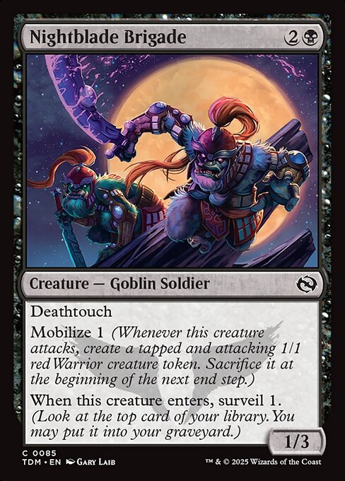 Nightblade Brigade - Tarkir: Dragonstorm Magic card