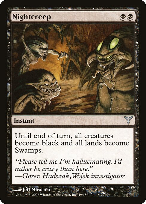 Nightcreep - Dissension Magic card