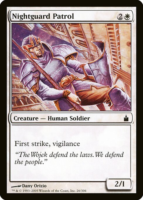Nightguard Patrol - Ravnica: City of Guilds Magic card