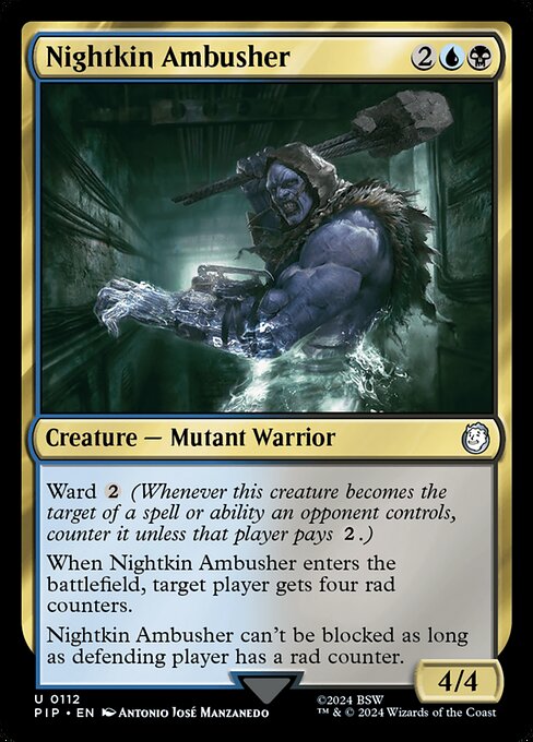 Nightkin Ambusher - Fallout Magic card