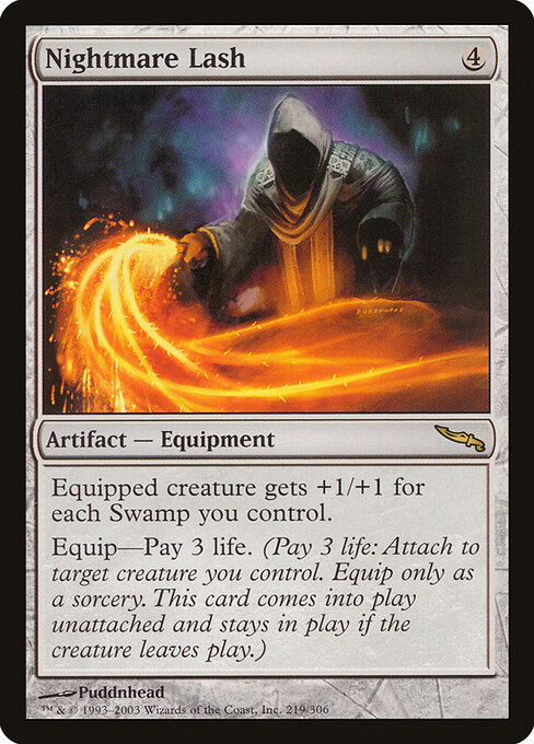 Nightmare Lash - Mirrodin Magic card
