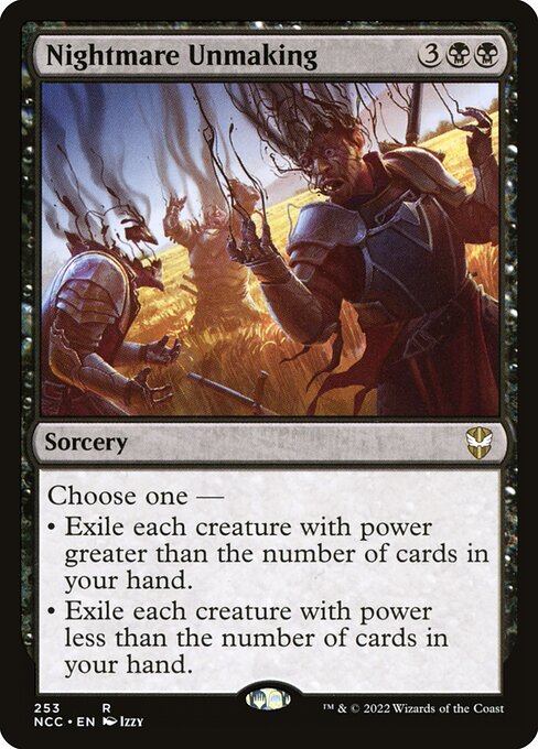 Nightmare Unmaking - New Capenna Commander Magic card