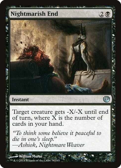 Nightmarish End - Journey into Nyx Magic card
