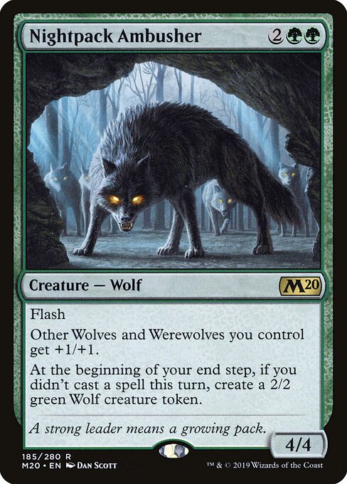 Nightpack Ambusher - Core Set 2020 Magic card