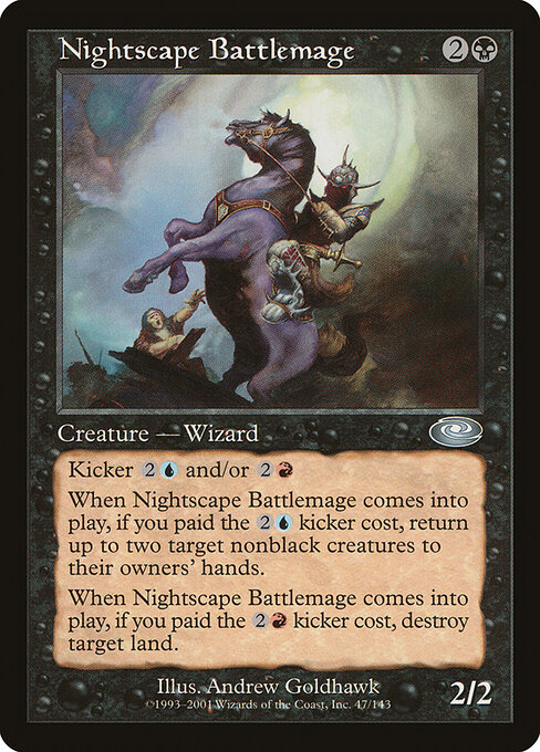 Nightscape Battlemage - Planeshift Magic card