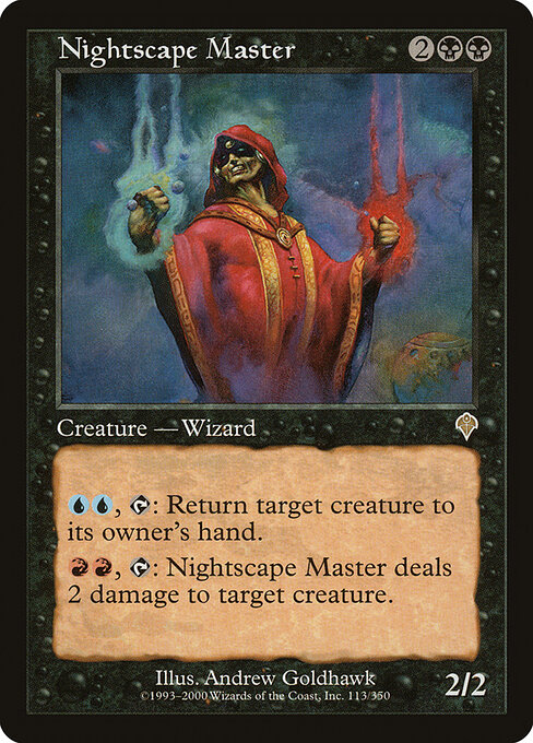 Nightscape Master - Invasion Magic card