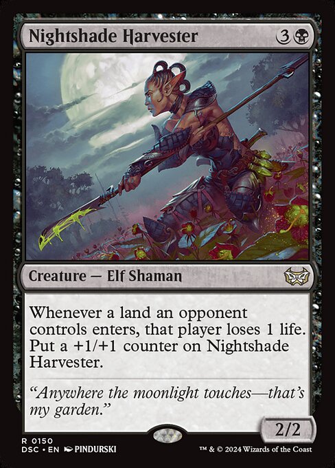 Nightshade Harvester - Duskmourn: House of Horror Commander Magic card