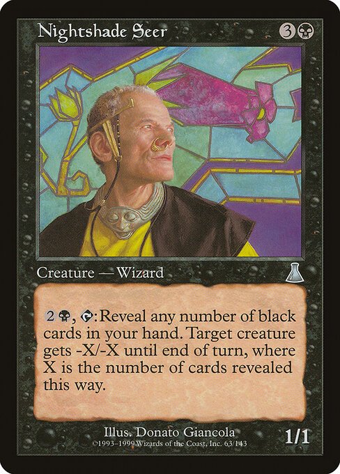 Nightshade Seer - Urza's Destiny Magic card