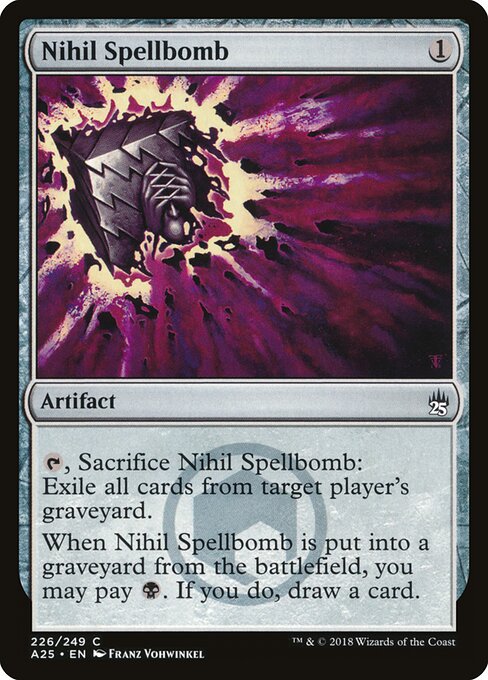 Nihil Spellbomb - Masters 25 Magic card