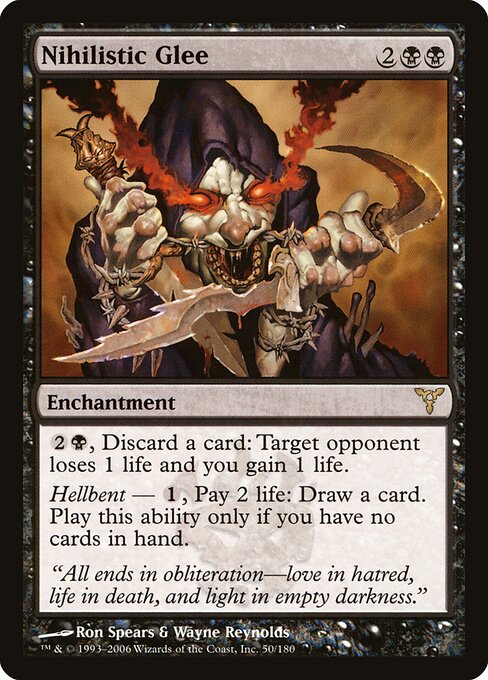 Nihilistic Glee - Dissension Magic card