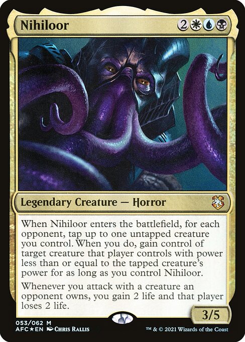 Nihiloor - Forgotten Realms Commander Magic card