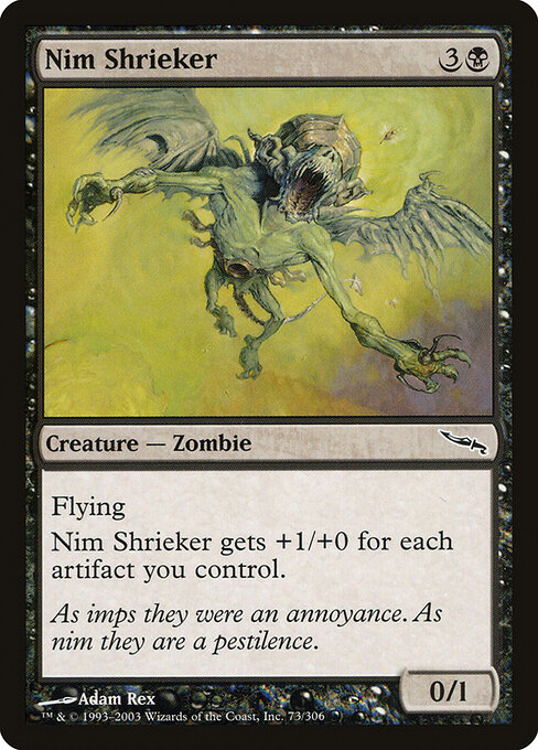 Nim Shrieker - Mirrodin Magic card