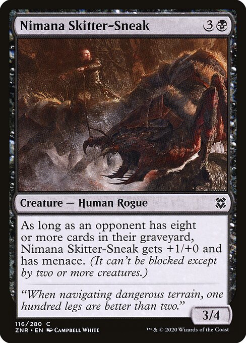 Nimana Skitter-Sneak - Zendikar Rising Magic card