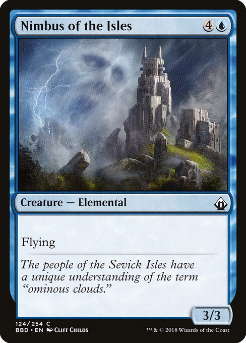 Nimbus of the Isles - Battlebond (#124) - Illustrated by Cliff Childs - Magic: The Gathering Card