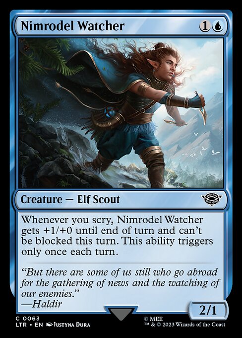 Nimrodel Watcher - The Lord of the Rings: Tales of Middle-earth Magic card
