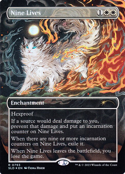 Nine Lives - Magic Online Promos (#81938) - Illustrated by Paul Scott Canavan - Magic: The Gathering Card