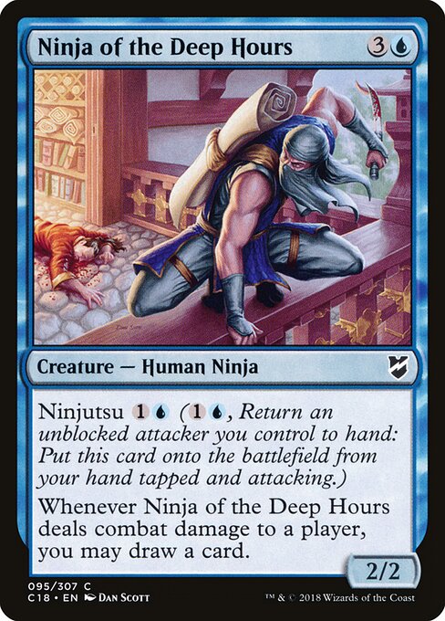 Ninja of the Deep Hours - Commander 2018 Magic card
