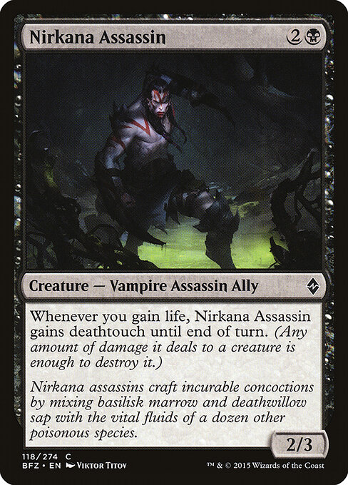 Nirkana Assassin - Battle for Zendikar Magic card