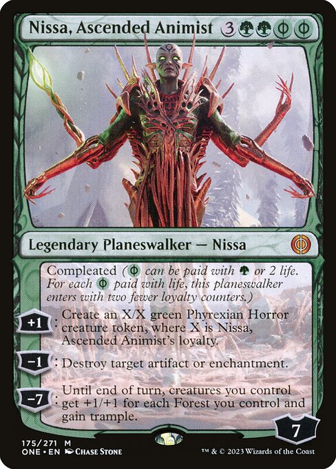 Nissa, Ascended Animist - Phyrexia: All Will Be One Magic card