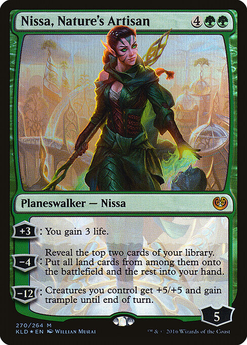 Nissa, Nature's Artisan - Kaladesh Magic card