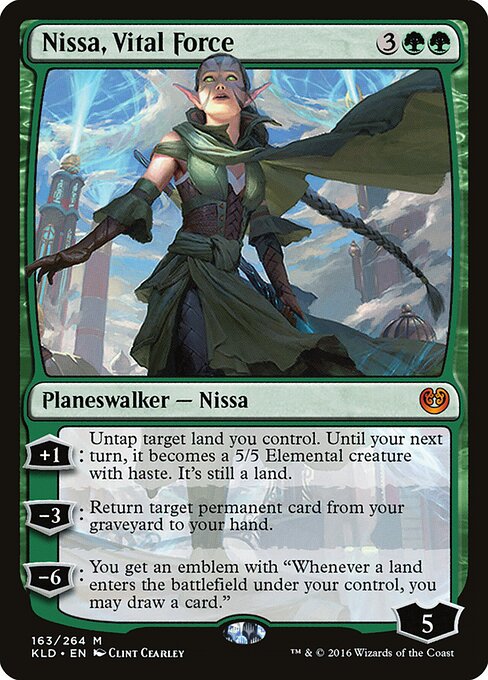 Nissa, Vital Force - Kaladesh Magic card