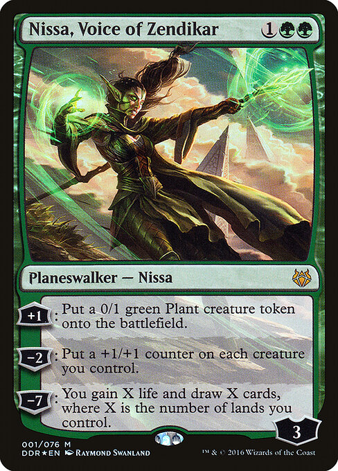 Nissa, Voice of Zendikar - Duel Decks: Nissa vs. Ob Nixilis Magic card